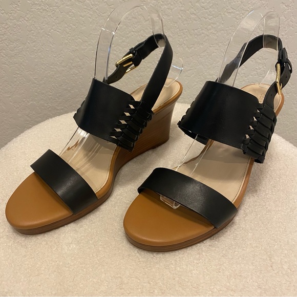 Cole Haan Paiva Grand Slingback Wedge Sandals Size 9.5B - Picture 7 of 11